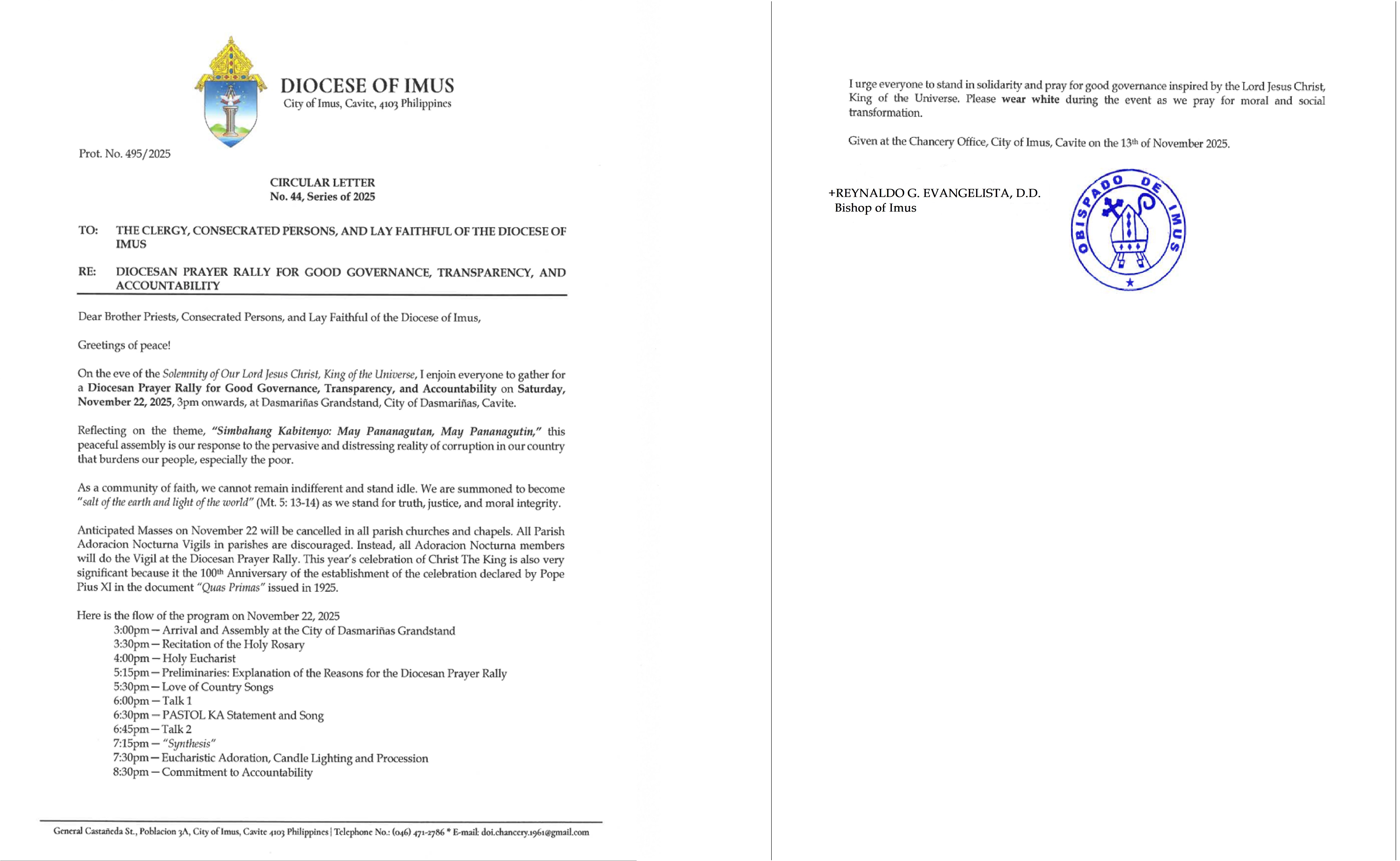 No. 44, Series of 2025