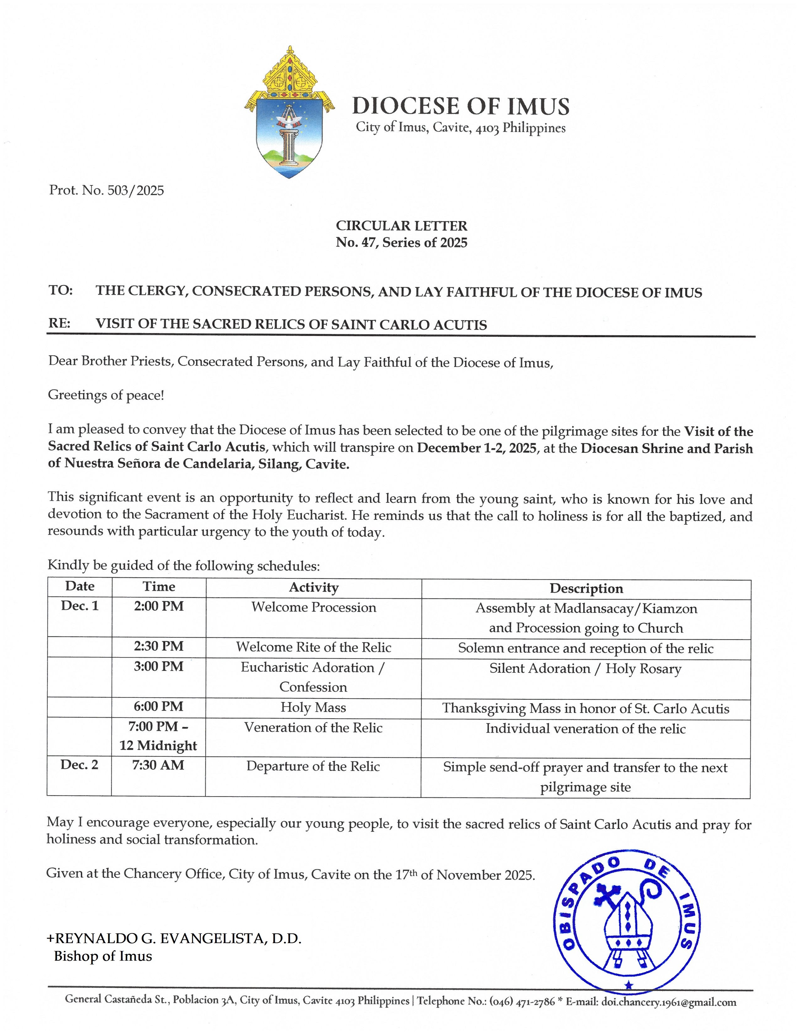 No. 47, Series of 2025