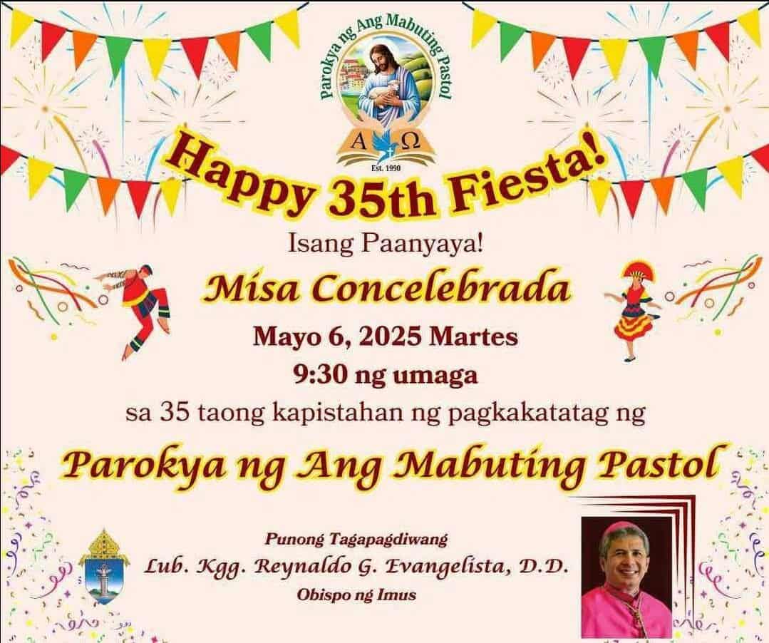 Parokya ng Ang Mabuting Pastol - 35 Taong Kapistahan ng Pagkakatatag bilang Parokya