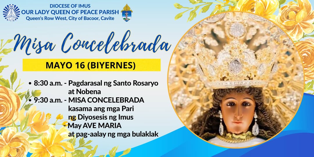 MISA CONCELEBRADA SA OUR LADY QUEEN OF PEACE PARISH