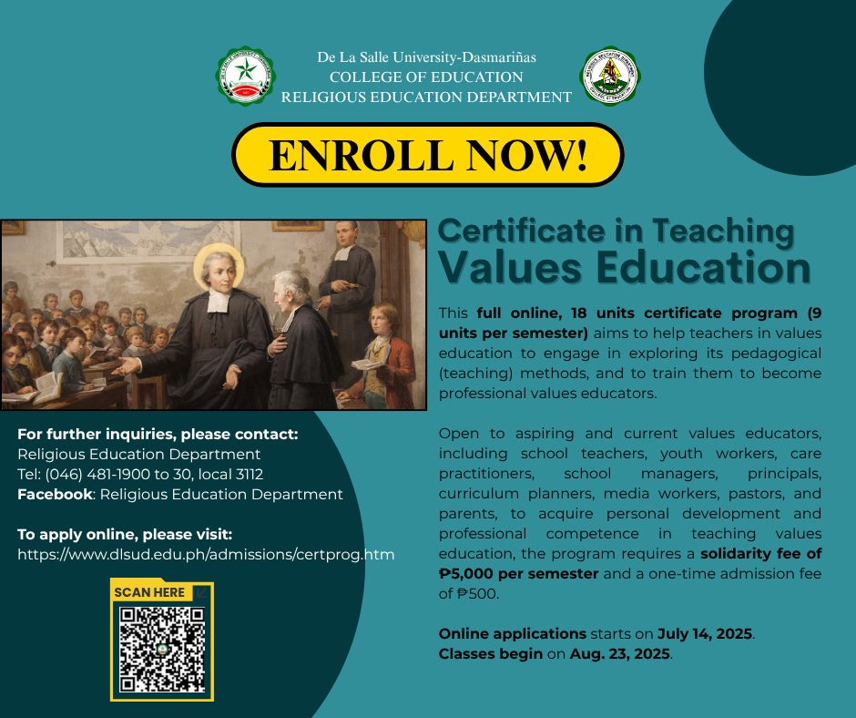 CERTIFICATE IN TEACHING VALUES EDUCATION