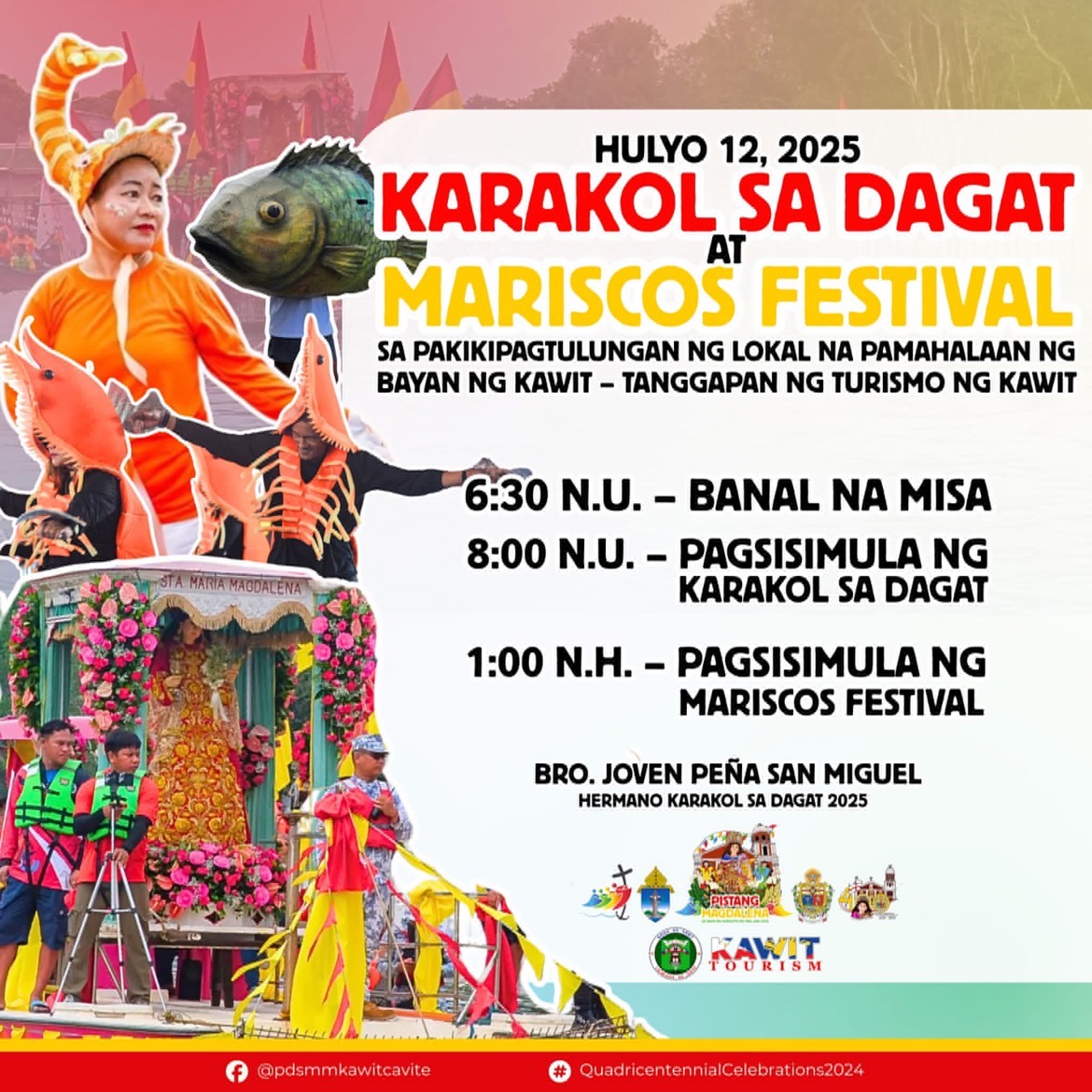 KARAKOL SA DAGAT AT MARISCOS FESTIVAL