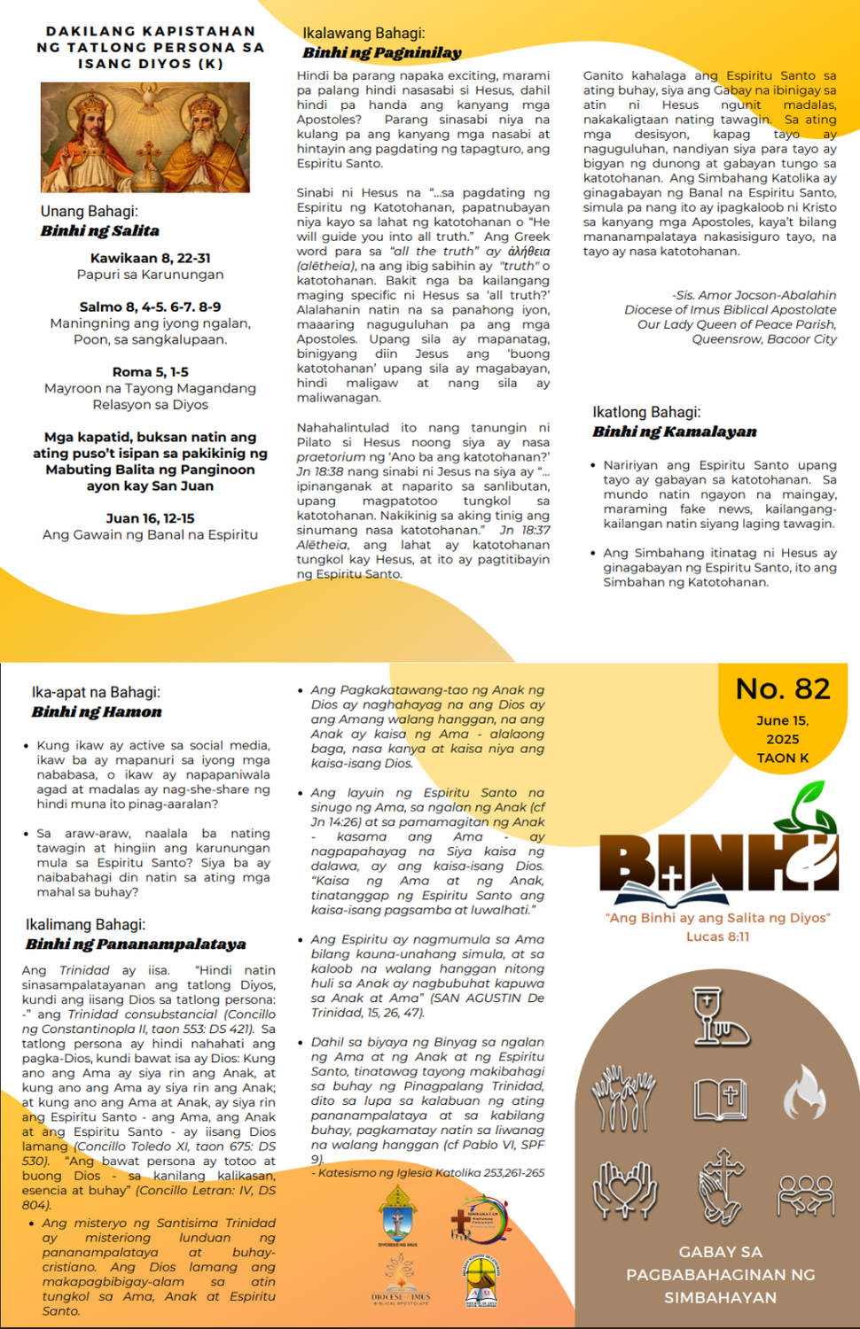 BINHI NO. 82-JUNE 15, 2025