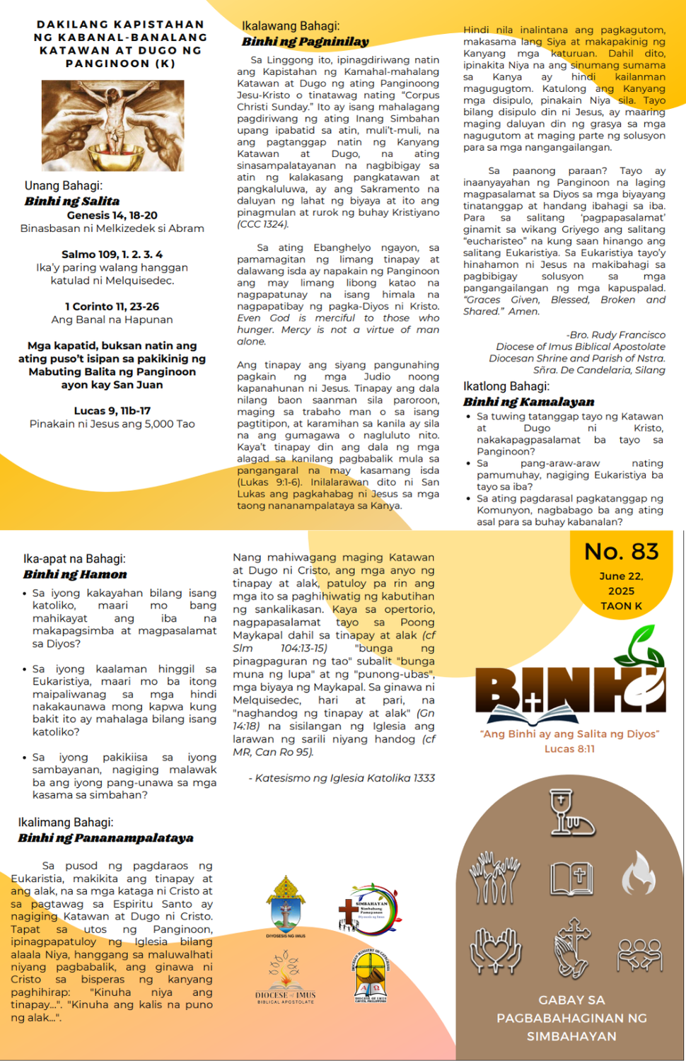 BINHI NO. 83-JUNE 22, 2025