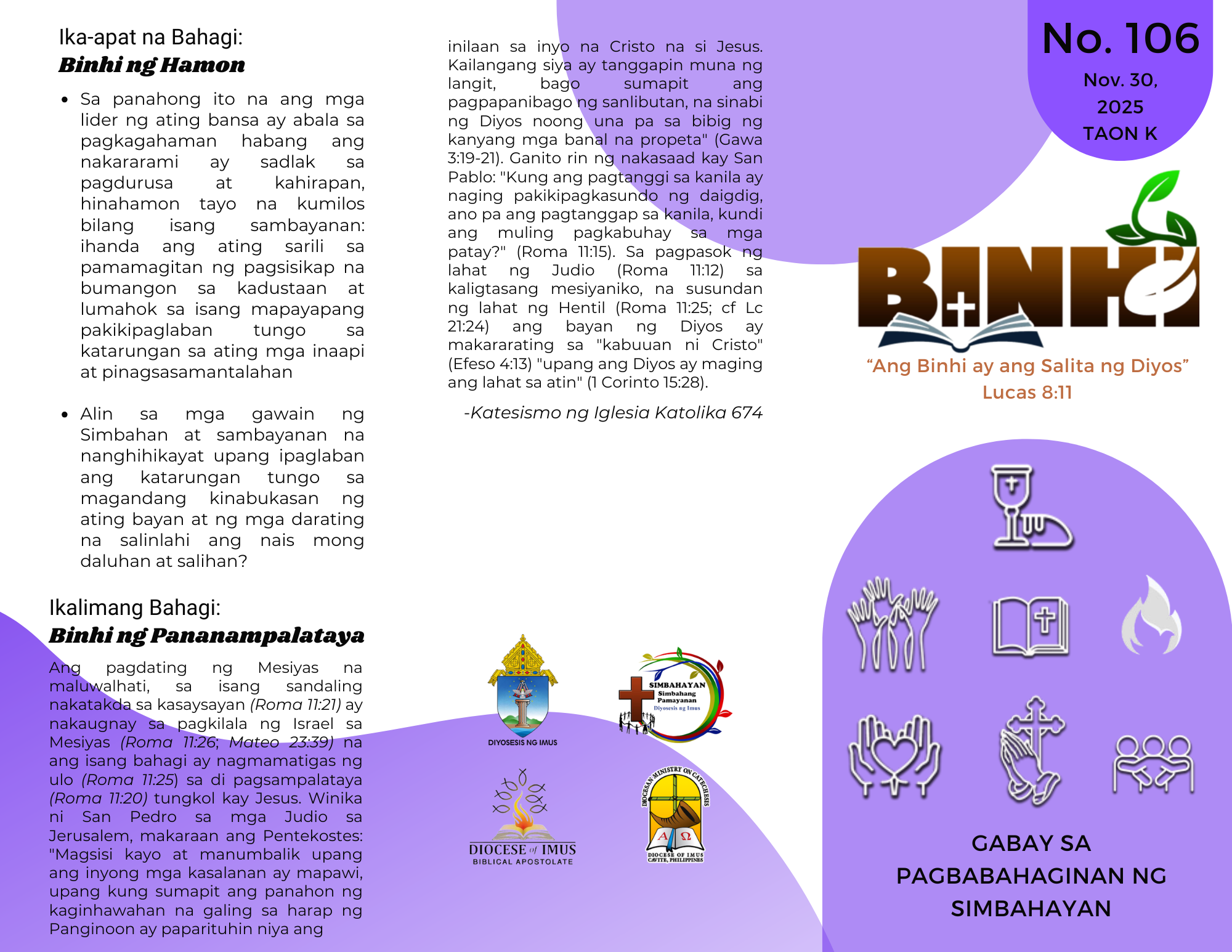 BINHI 2 NOVEMBER 30, 2025