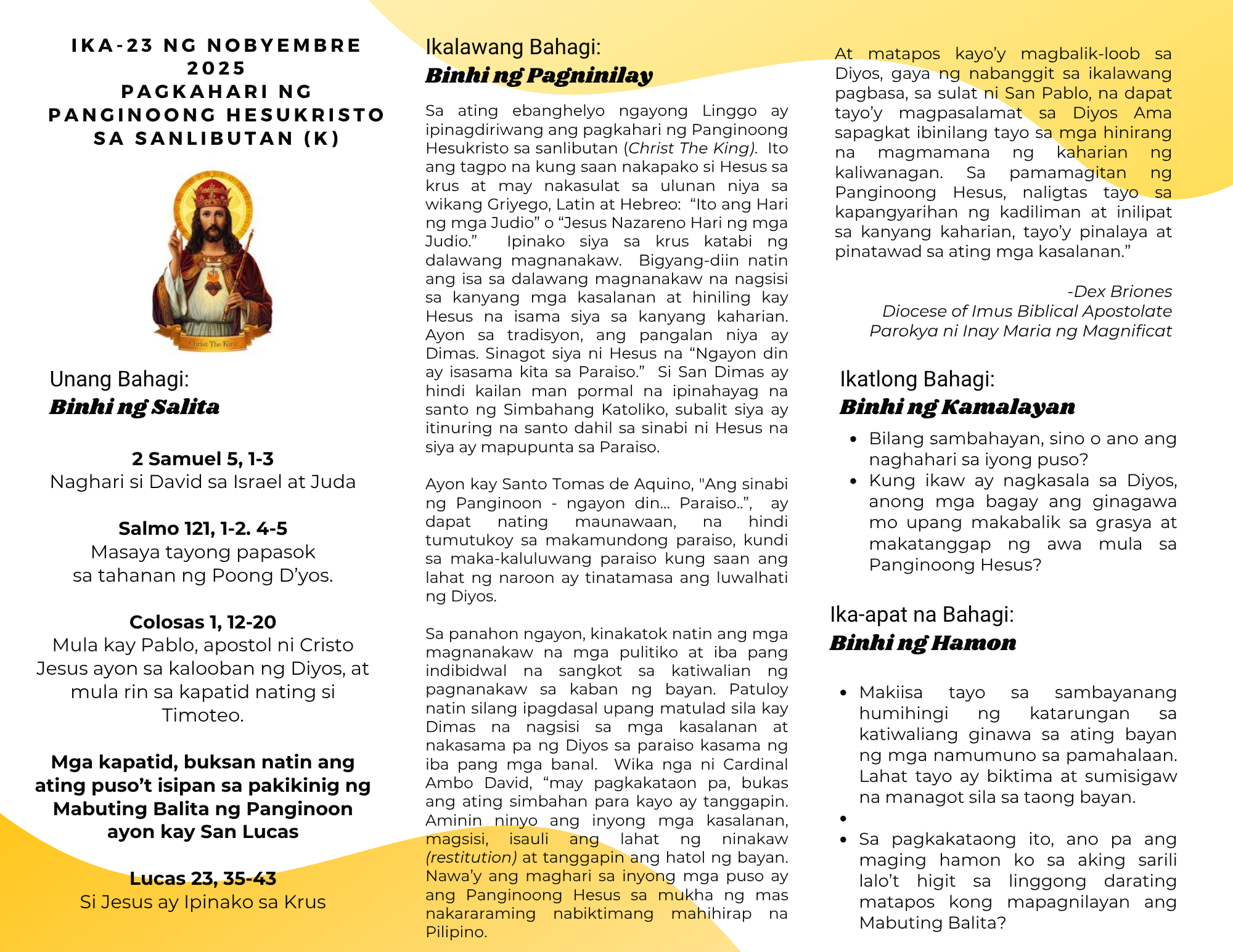 BINHI 1 NOVEMBER 23, 2025