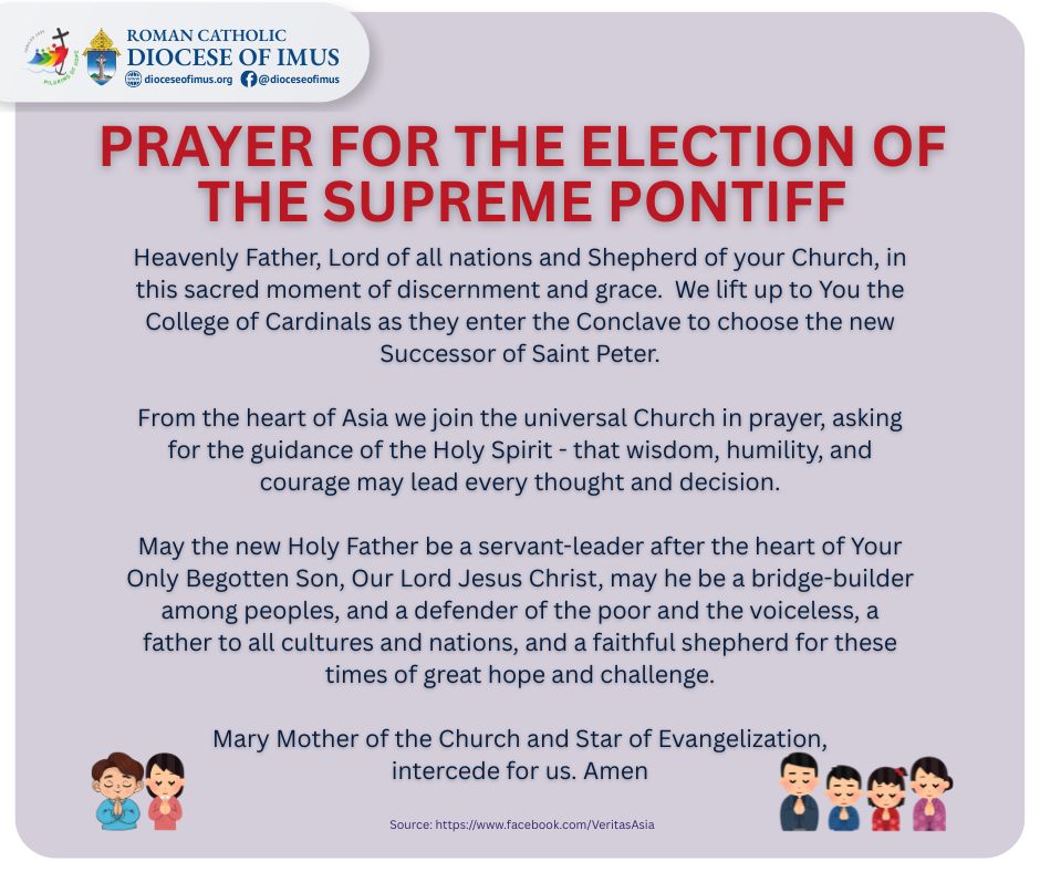 PRAYER FOR THE ELECTION OF THE SUPREME PONTIFF