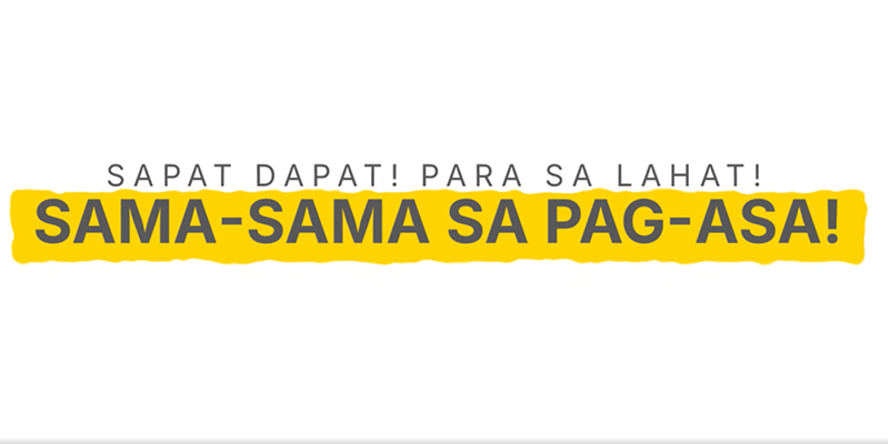 Paglunsad ng “Sapat Dapat Para sa Lahat: Sama-sama sa Pag-asa”