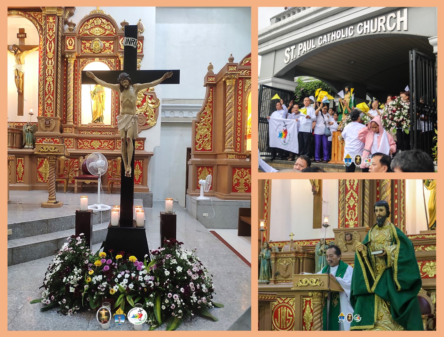 Krus ng Pag-Asa, sinalubong sa Parokya ng San Pablo Apostol