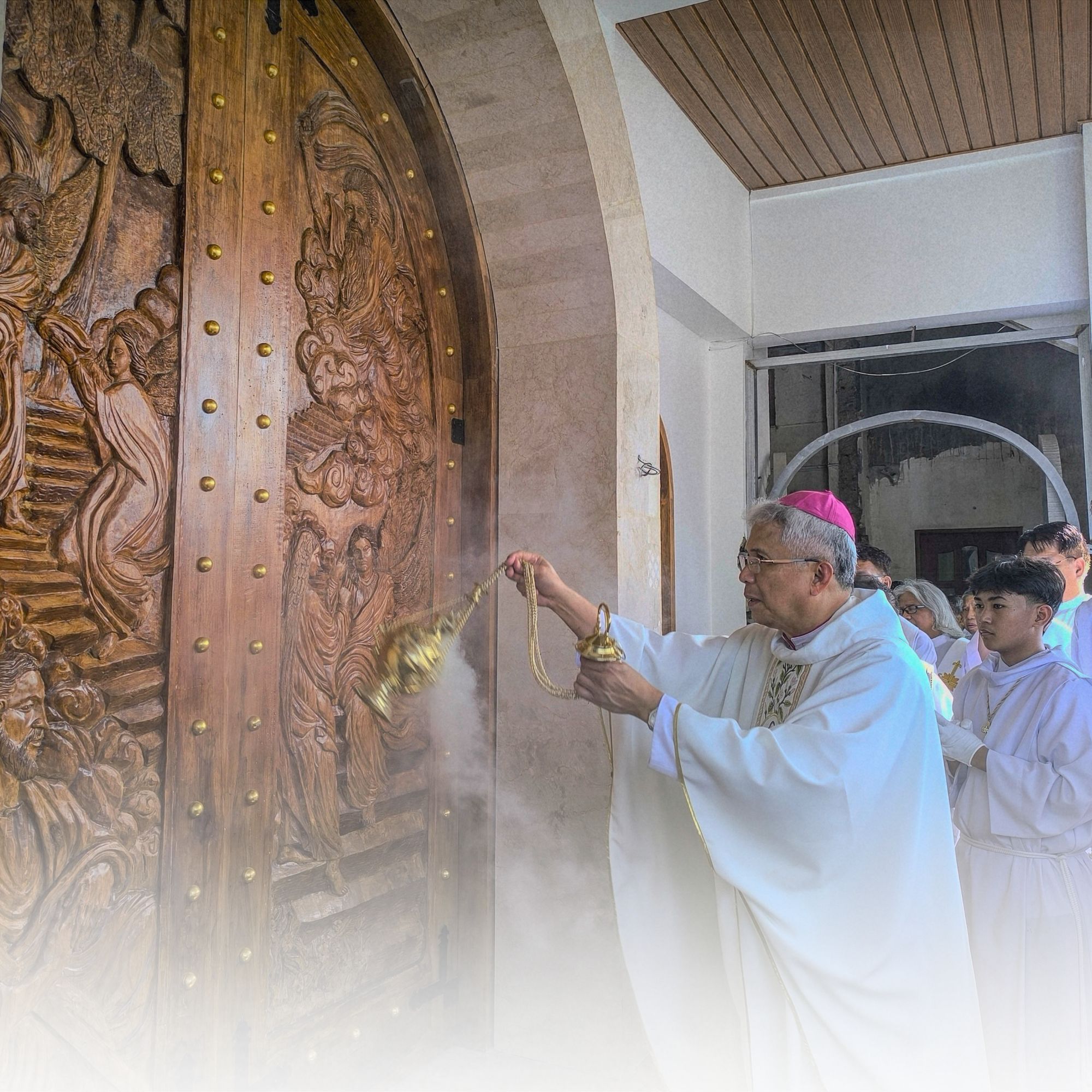 Pagbabasbas ng Pintuan at Retablo ng The Resurrection Parish
